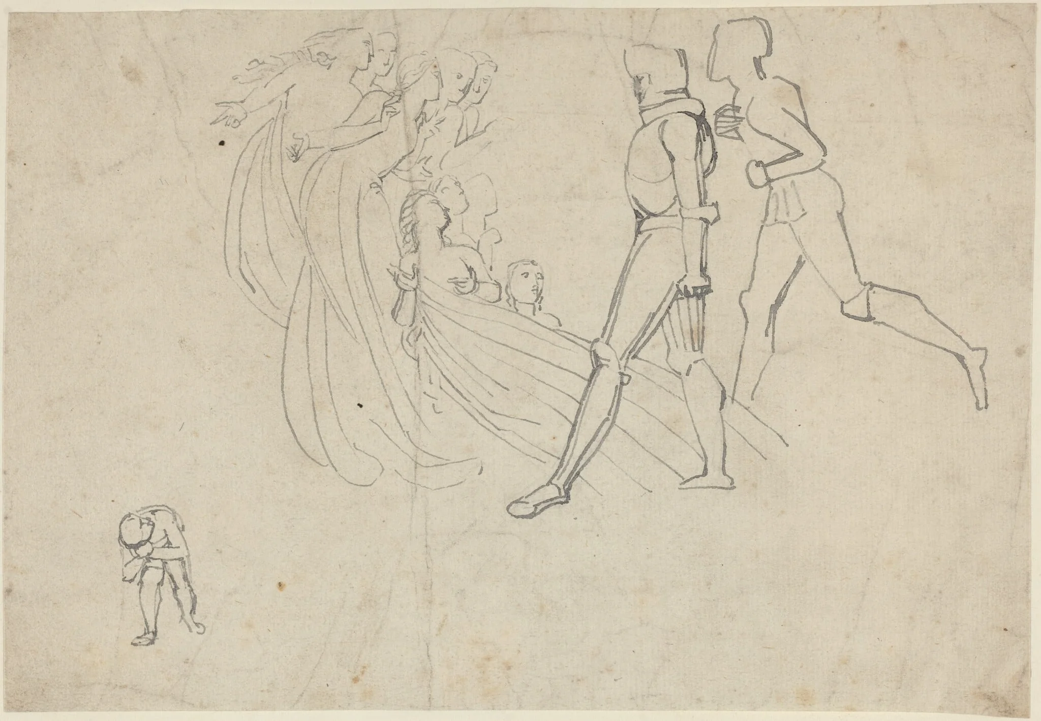 Study for Pilgrim's Progress (?), detail