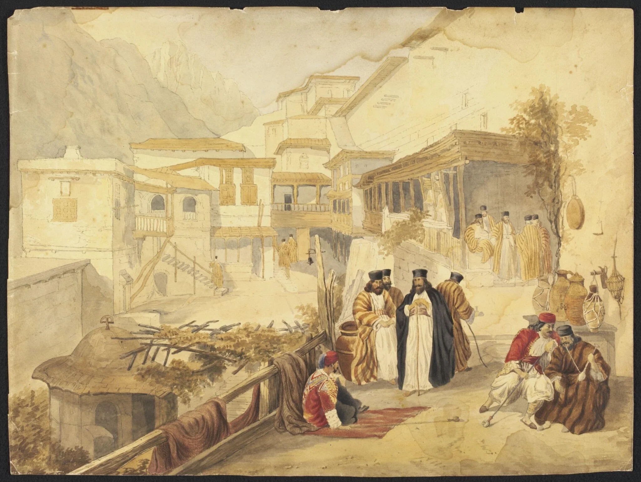 Convent of St. Catherine, Mount Sinai, Principal Court, detail
