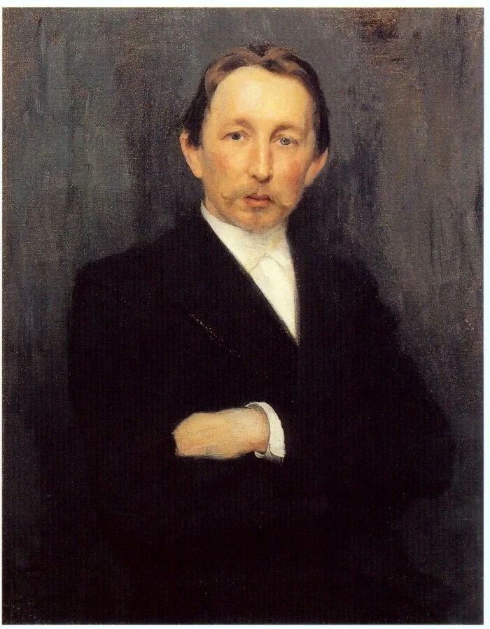 Portrait of the Artist Apollinary Vasnetsov, detail