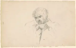 Revenge, by James Goodwyn Clonney, graphite, 1840