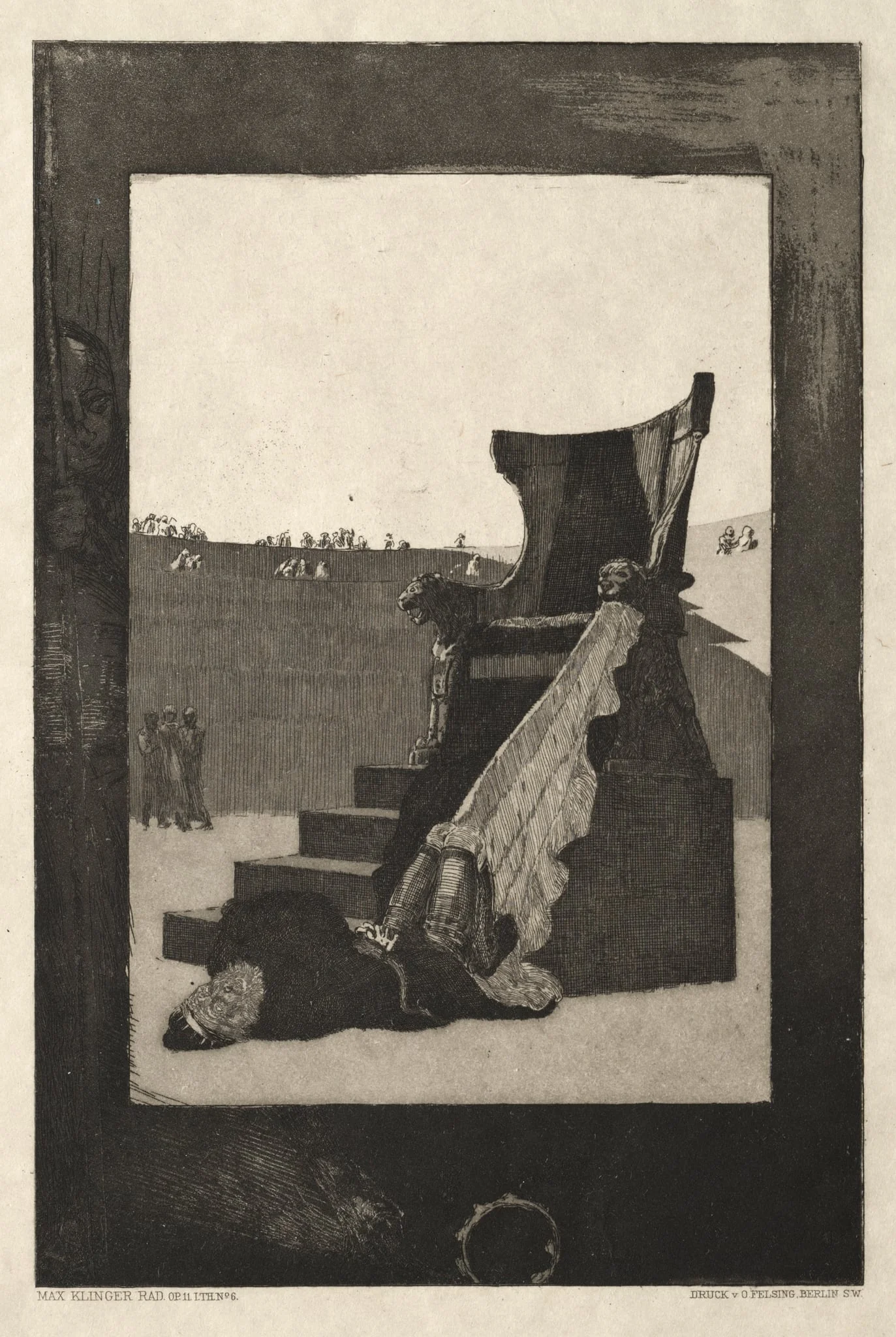 Vom Tode I, (Opus II, 1889) No. 6, detail