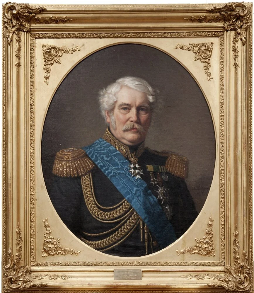 Johan Peter Lefrén (1784-1862), general, educationalist, politician, Married to Maria Antoinetta Hedman, detail