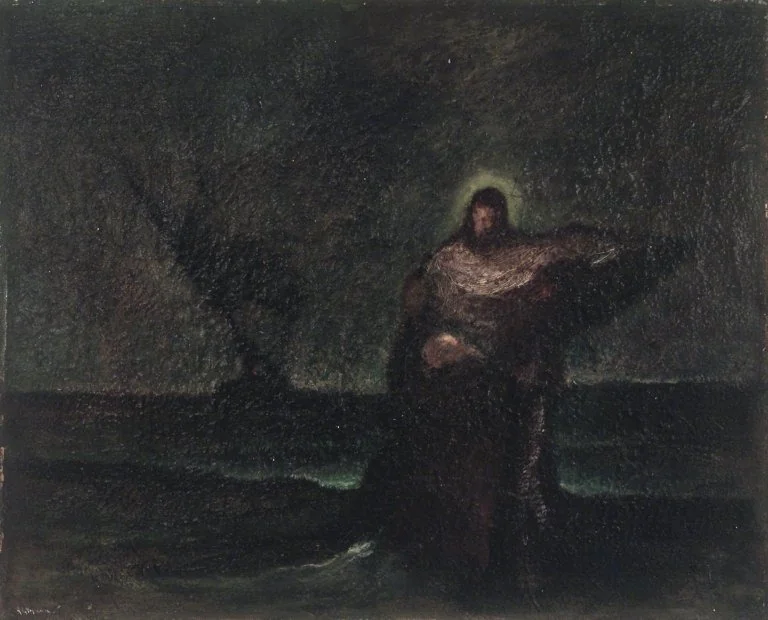 Christ Saving Peter, detail