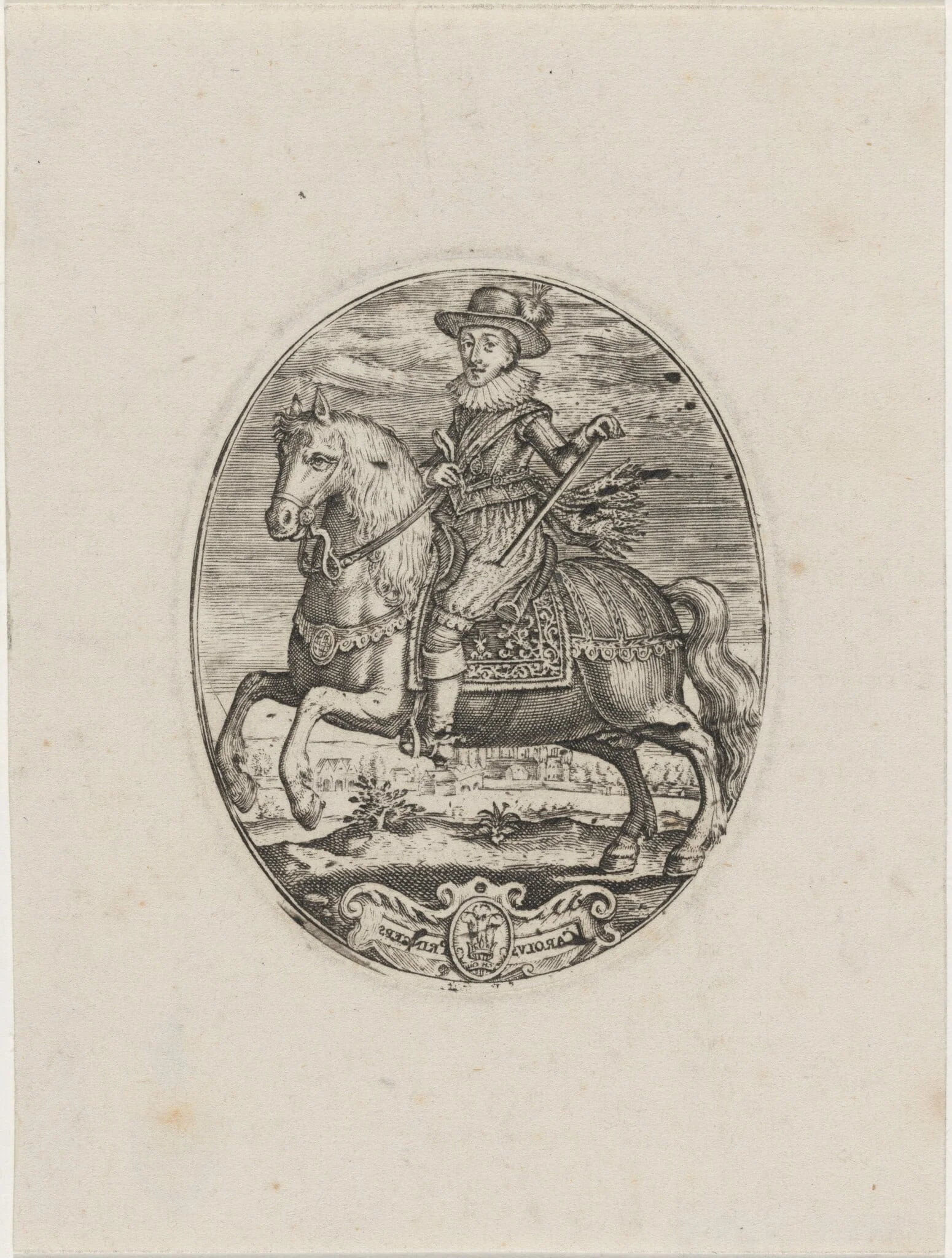 Charles I, King of England, On Horseback, detail