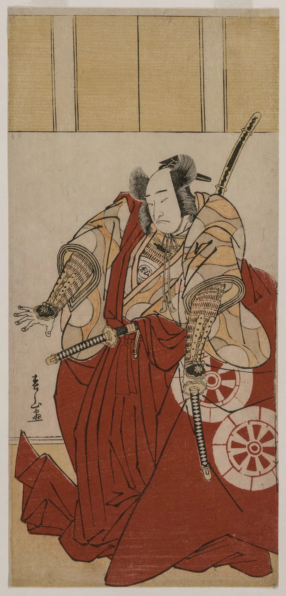 Onoe Matsusuke as Usui Sadamitsu, detail