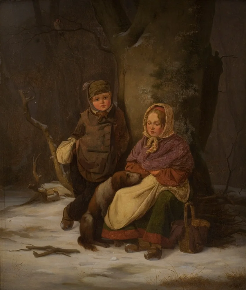 To fattige børn, detail