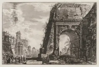 Views of Rome:  The Arch or Titus, by Giovanni Battista Piranesi, 1776