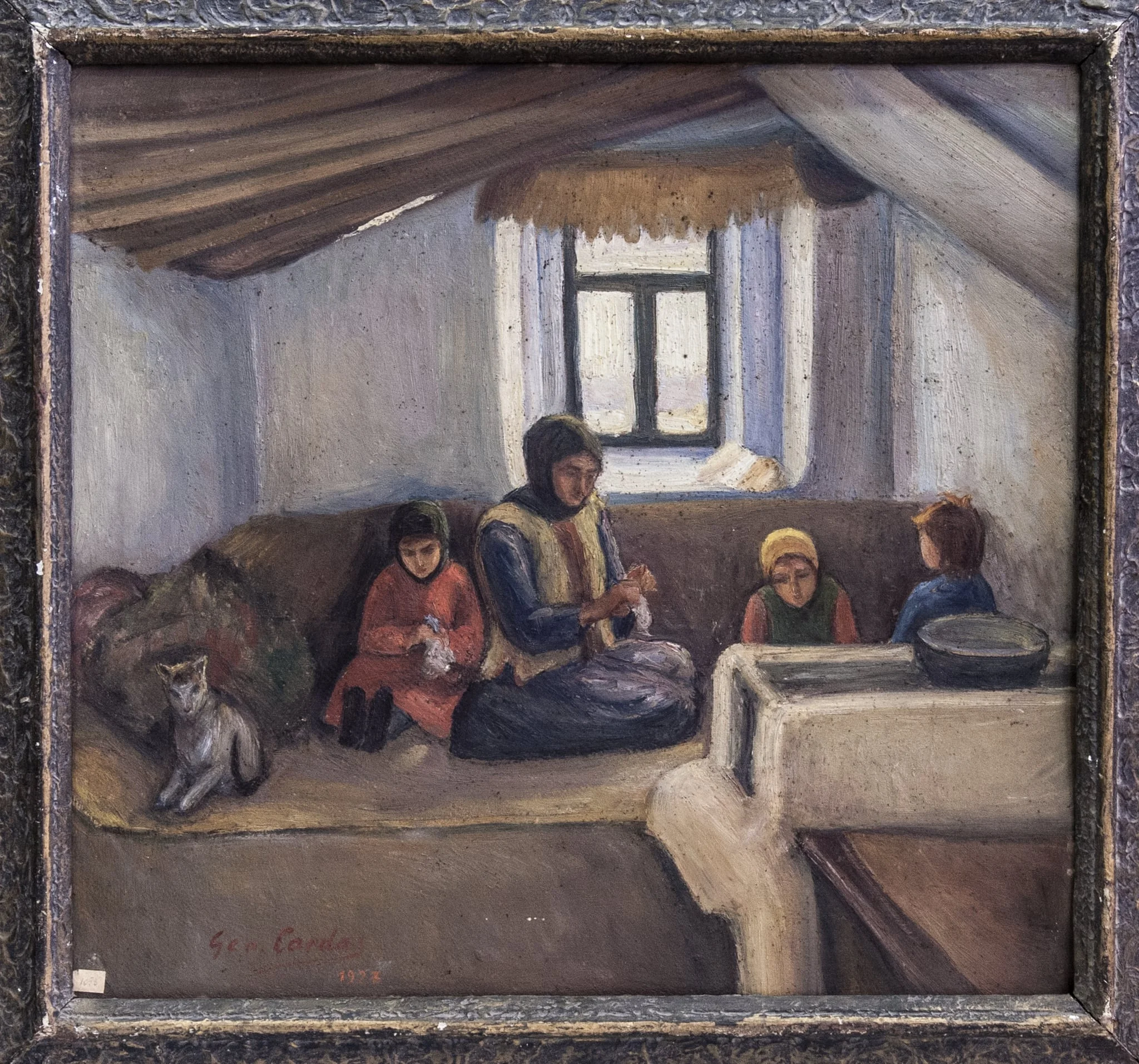 Interior țărănesc, detail