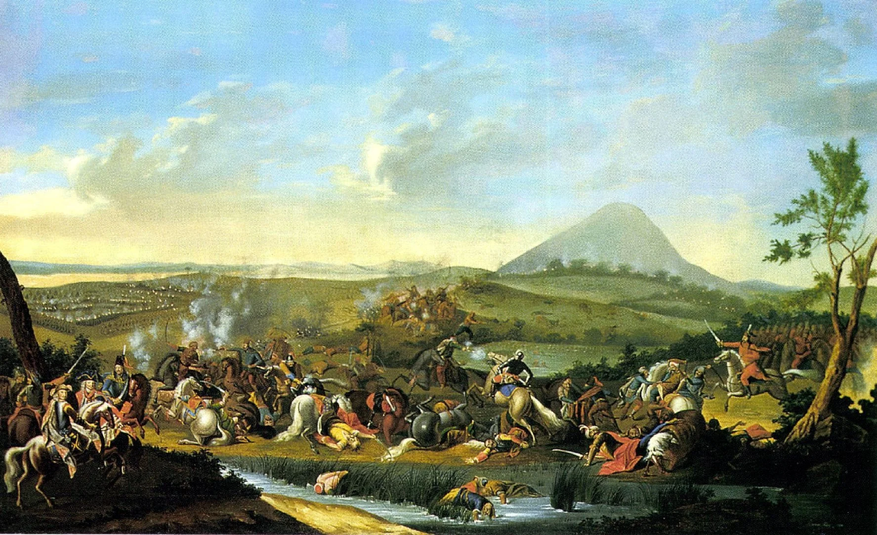 Battle of Mohács in 1687, detail