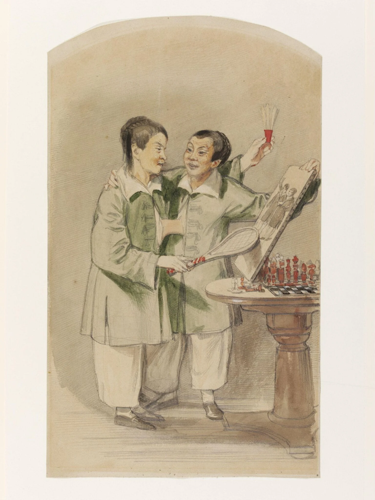 Siamese Twins, detail