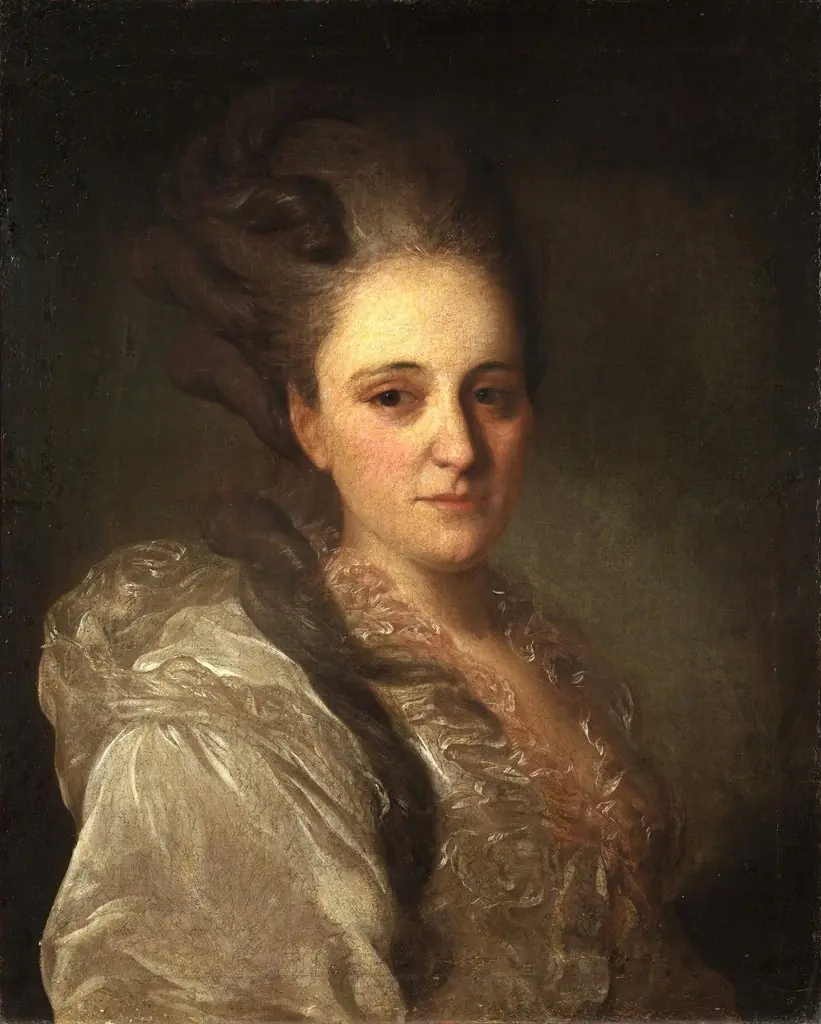 Porträt des Varvara Obreskova (c.1745-1815), by Fyodor Rokotov, oil, 1789