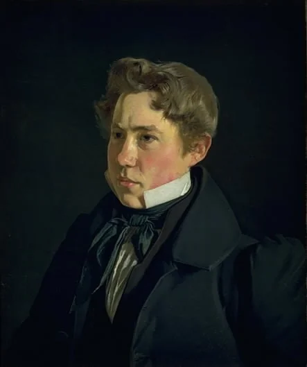 Portrait of the Painter and Lithographer P.H. Gemzøe, detail