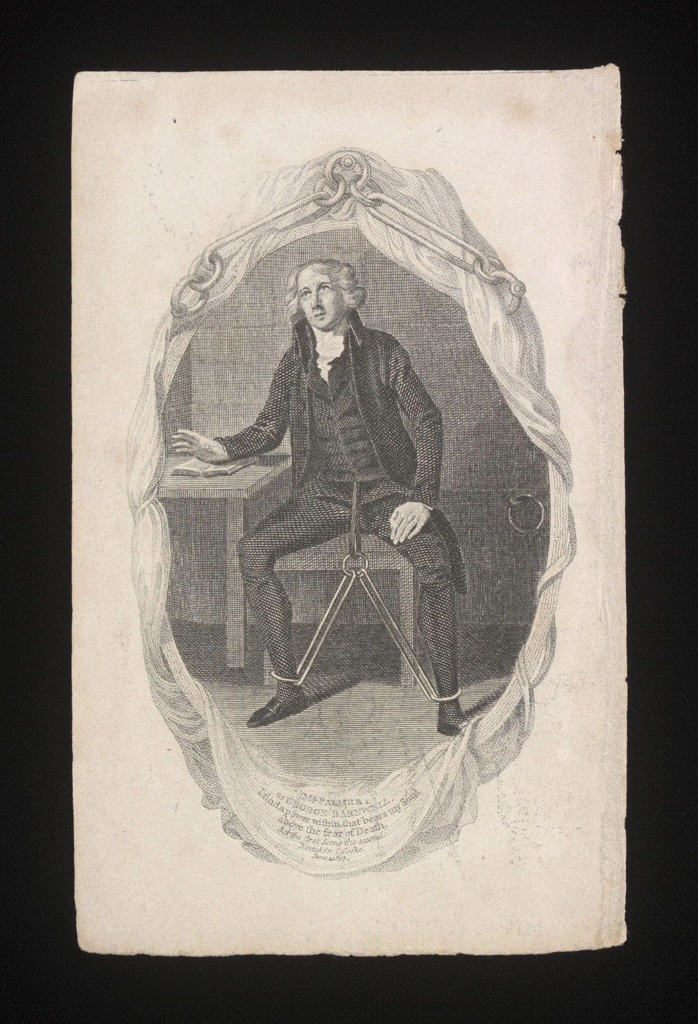 John Palmer as George Barnwell, detail