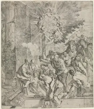 Adoration of the Magi, by Pietro Testa, 1637