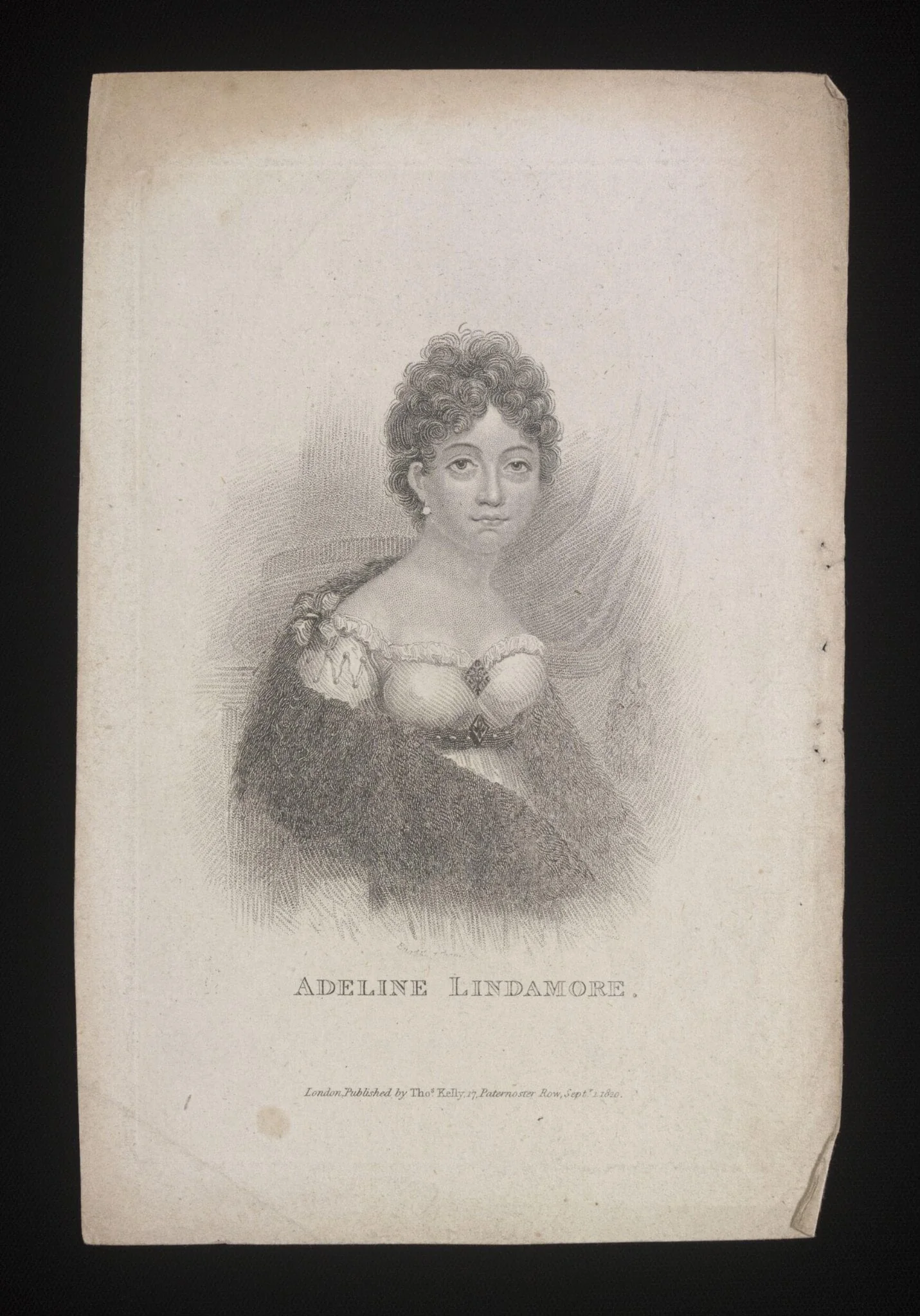Adeline Lindamore, detail
