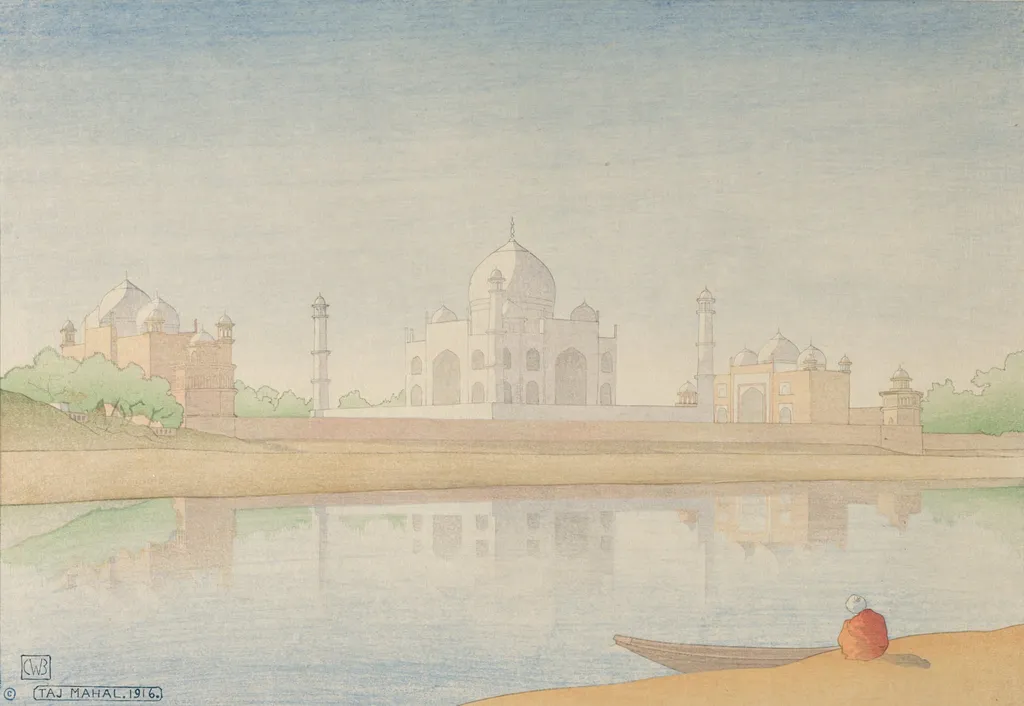 Taj Mahal, by Charles William Bartlett, 1916