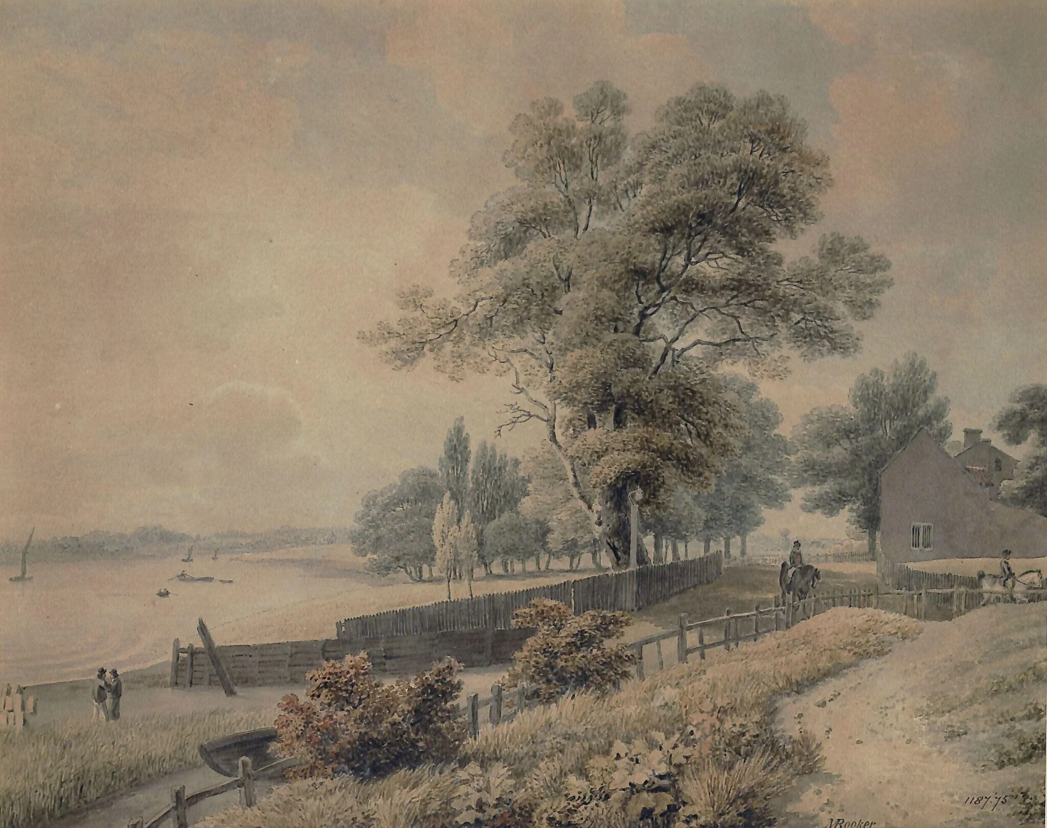 Lord Cremorne's Villa, Chelsea, detail