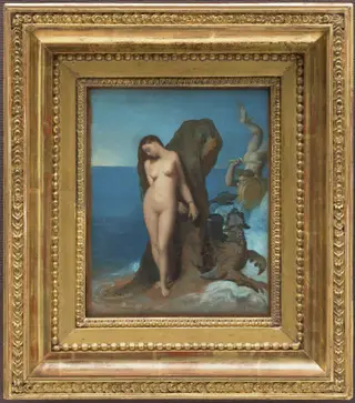 Perseus and Andromeda, by Jean Auguste Dominique Ingres, oil, 1819