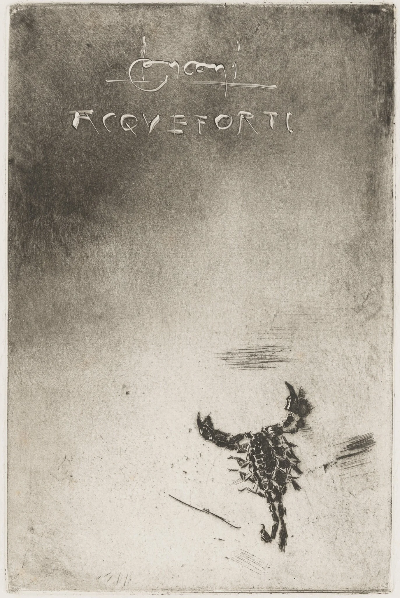 Frontispiece with Scorpion, detail