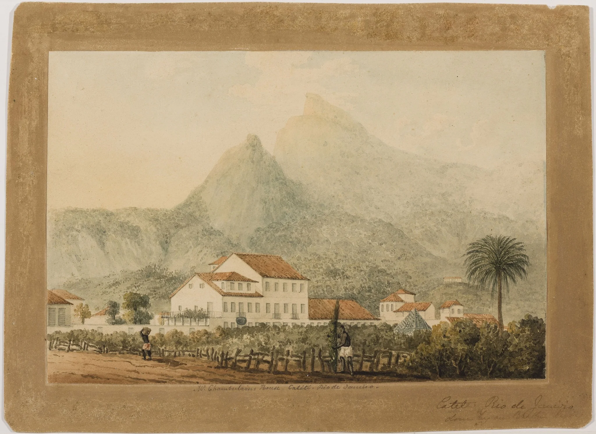 M. Chamberlains House. Catété - Rio de Janeiro, detail