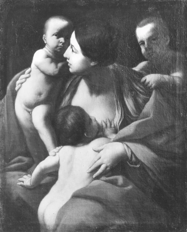 Caritas (Kopie nach), detail