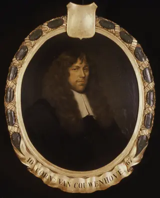 Portrait of Cornelis van Couwenhove, Director of the Rotterdam Chamber of the Dutch East India Company, elected 1667, by Pieter van der Werff, oil, 1708