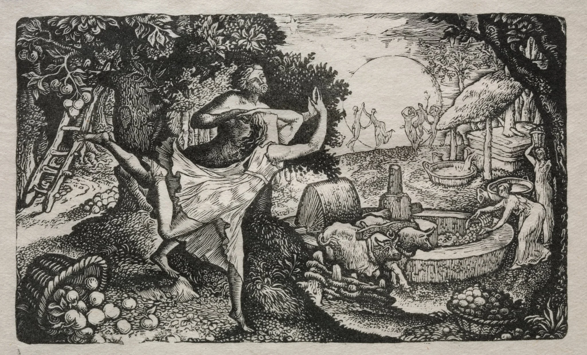 The Cyder Feast: A Vision of Joy and Thanksgiving, detail