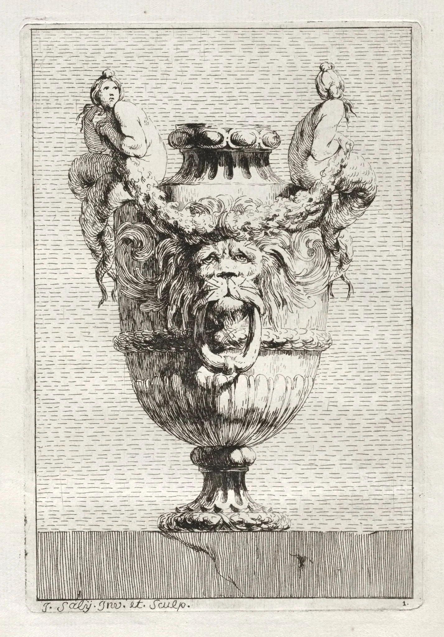 Suite of Vases: Plate 1, detail