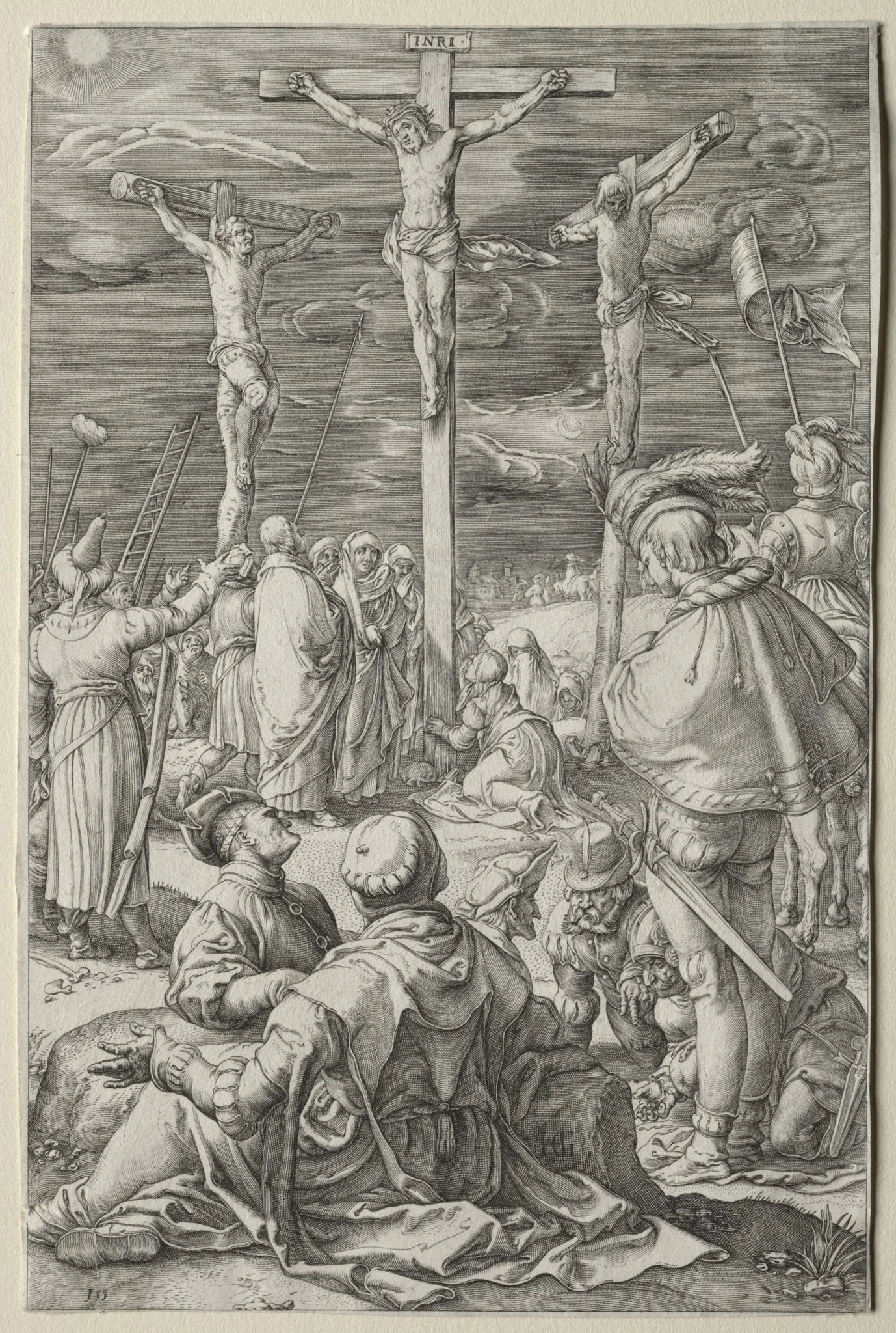 The Passion: Christ of the Cross between the Two Thieves, detail