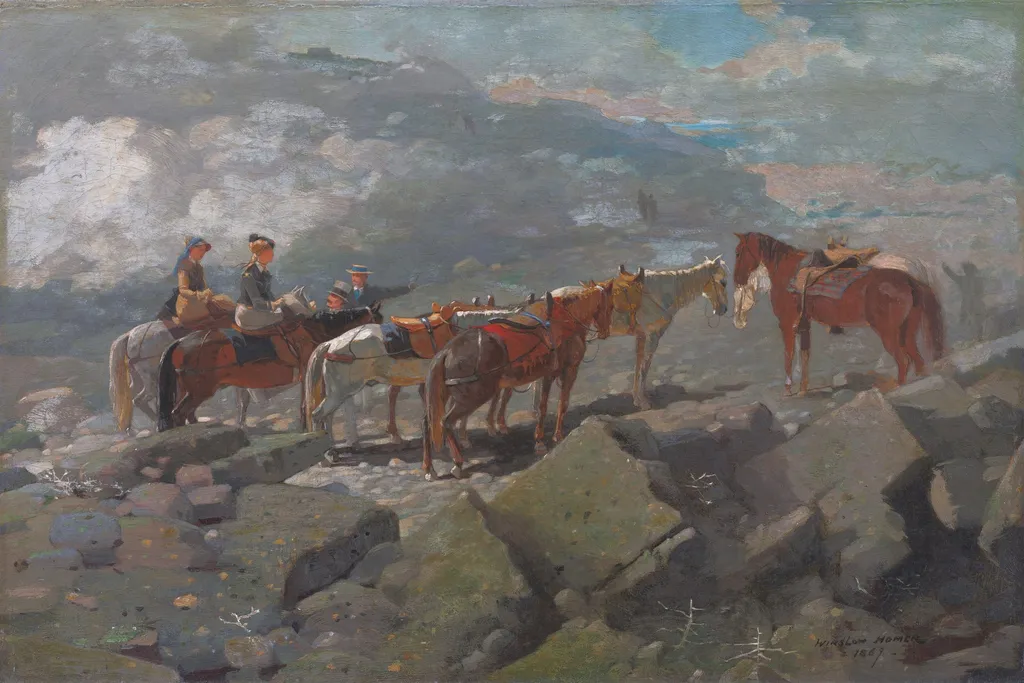 Mount Washington, by Winslow Homer, oil, 1869