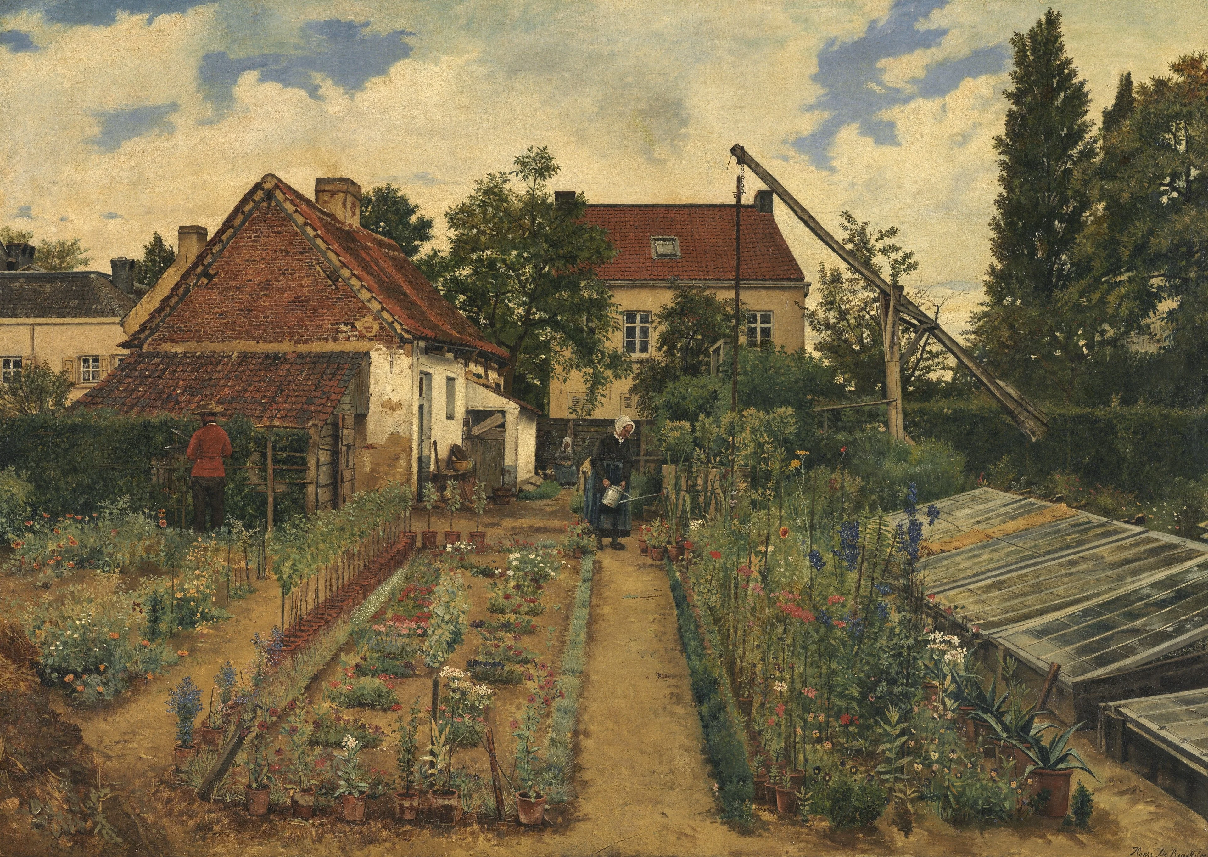 Garden of a Florist, detail