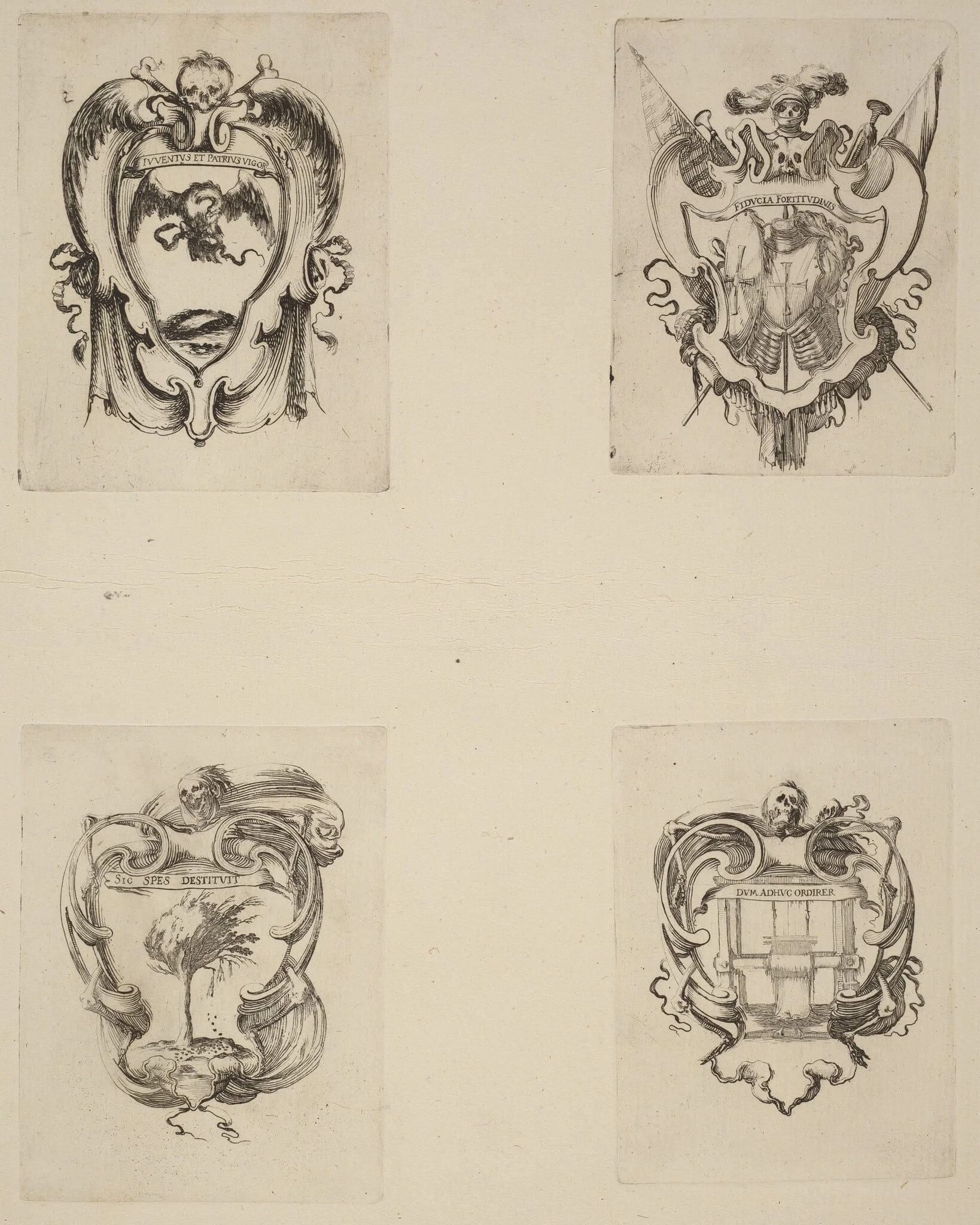 Four Emblems for the Funeral of Prince Francesco de Medici, detail