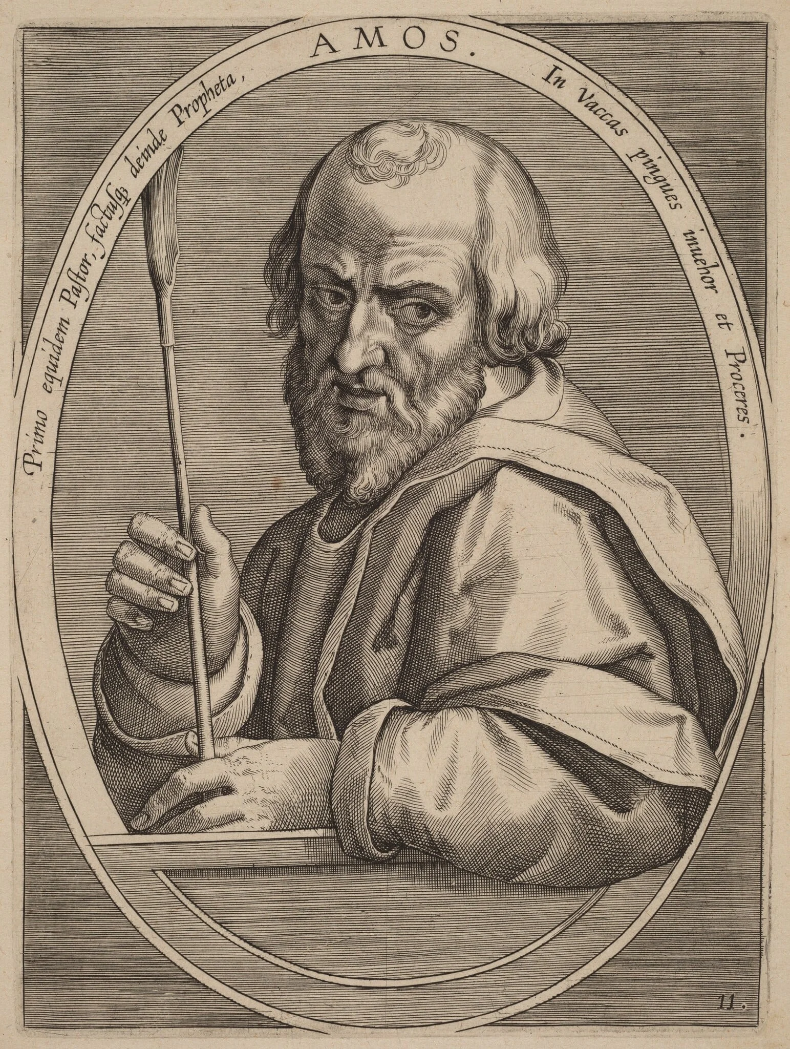Amos, detail