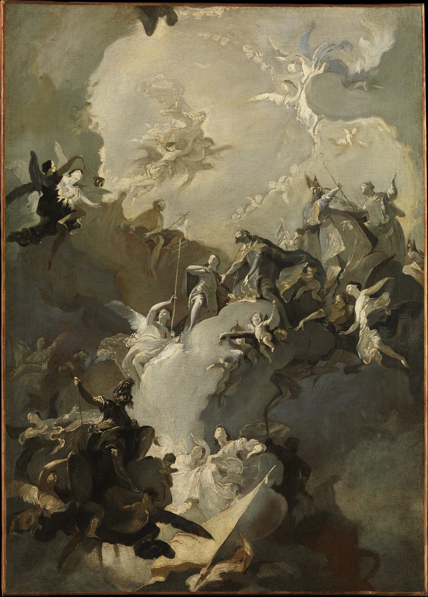 The Glorification of the Royal Hungarian Saints, detail