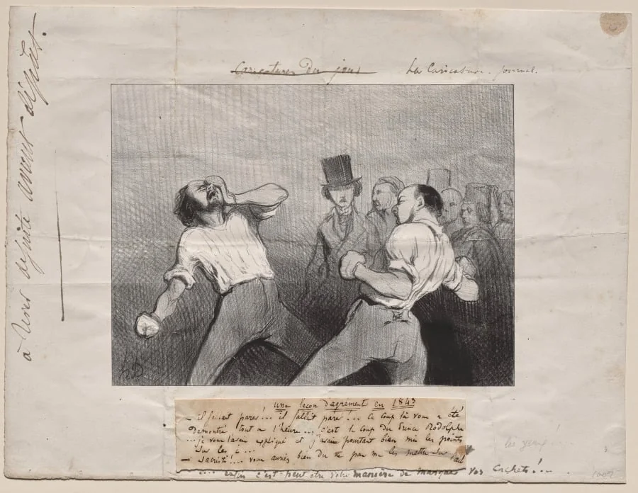 Lesson in Understanding in 1843, detail