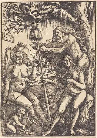 The Three Fates: Lachesis, Atropos and Clotho, by Hans Baldung Grien, ink, 1513
