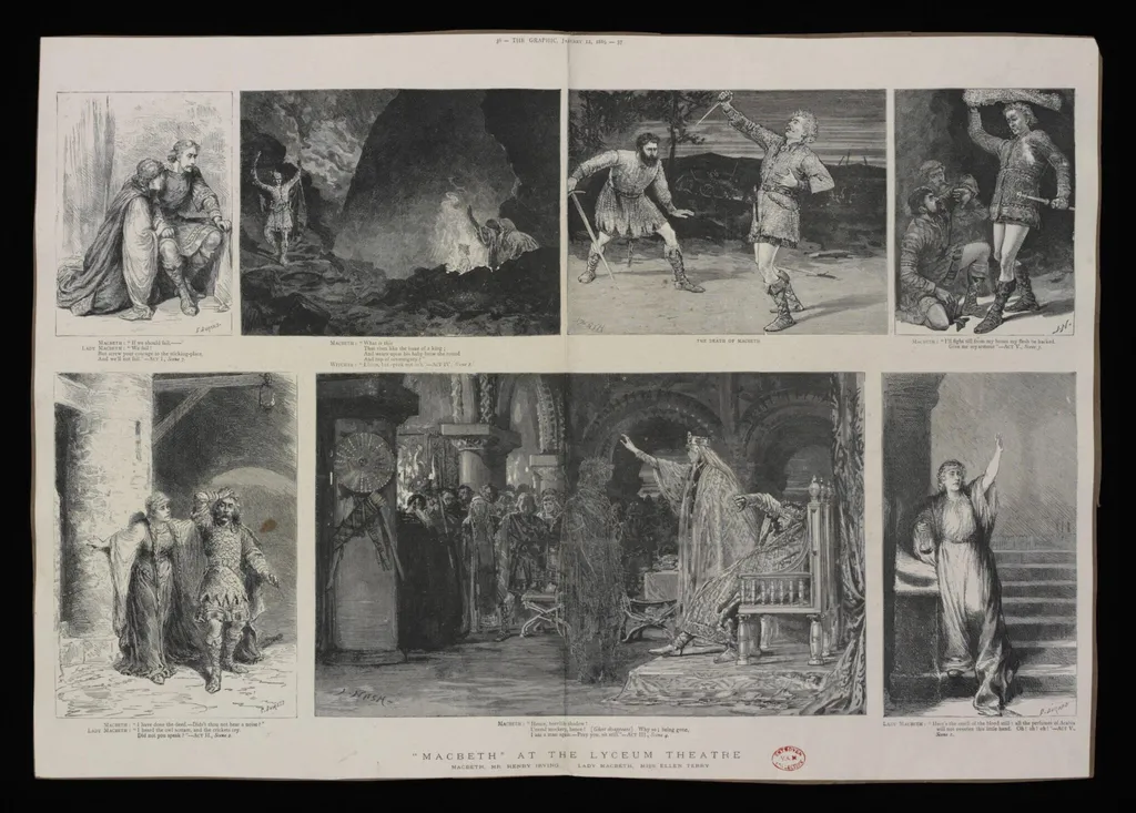Macbeth, by Zagreb, Croatia Graphic Services of the Student Centre, 1898