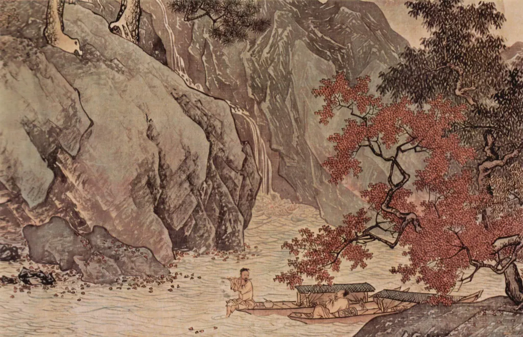 Fishing in Reclusion among Mountains and Rivers, by Tang Yin, unspecified, 1523