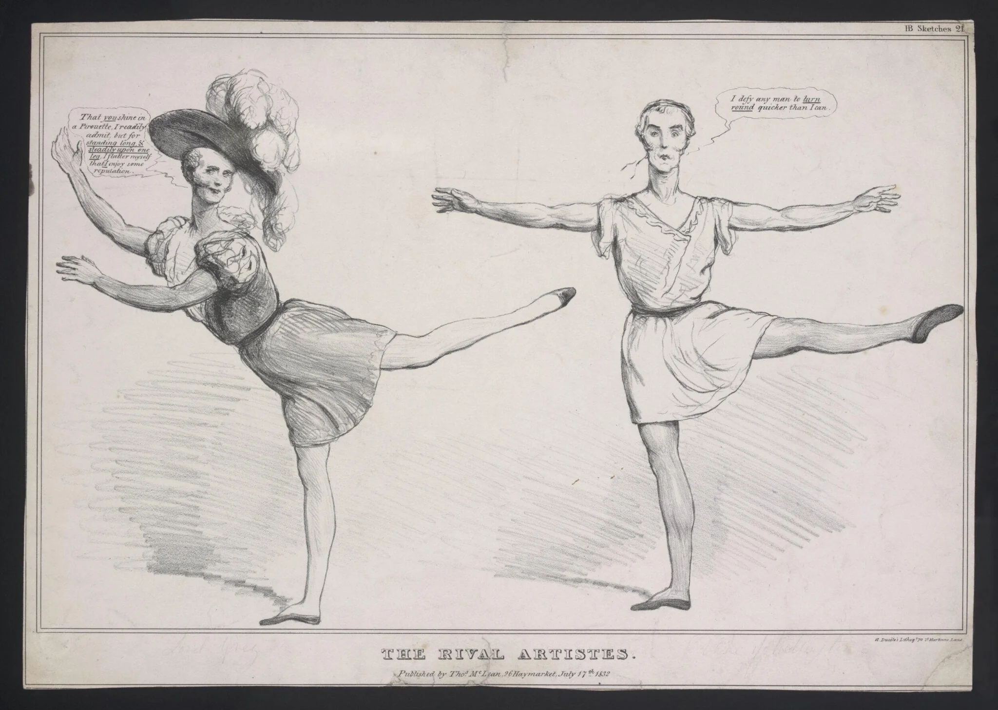 The Rival Artistes, detail