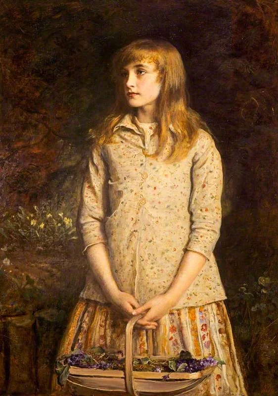 'Sweetest eyes were ever seen', detail