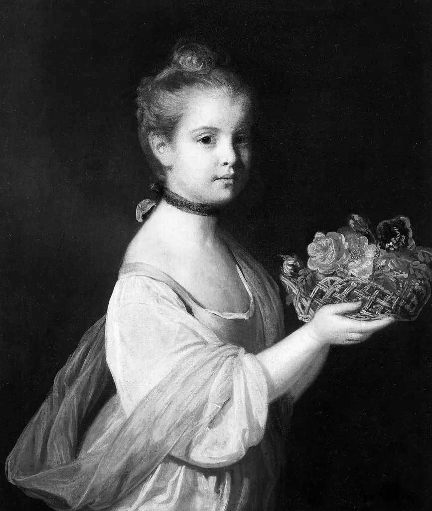 Portrait of Henrietta Edgcumbe, by Joshua Reynolds, oil, 1759