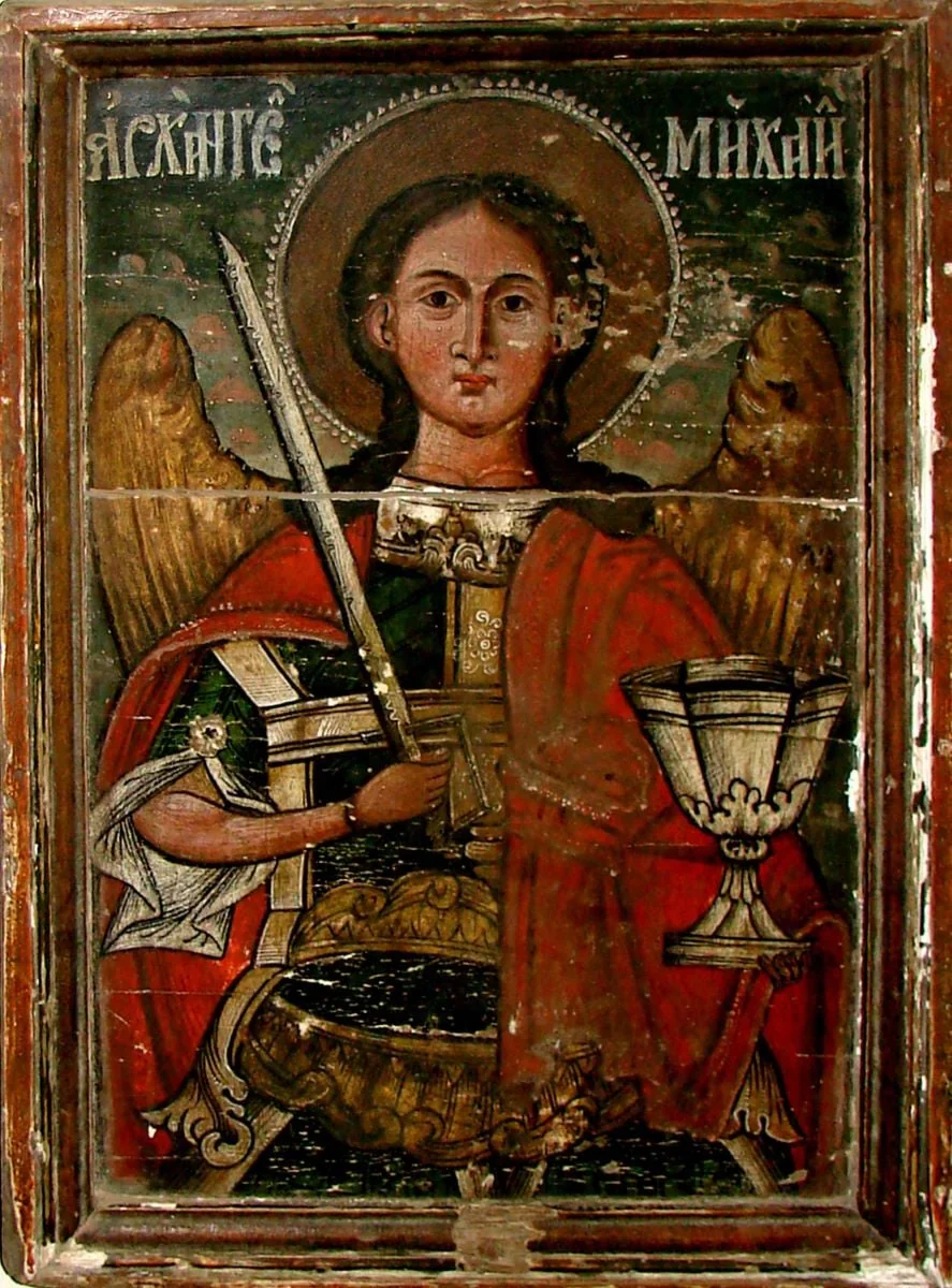 Arhanghelul Mihail, detail