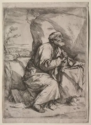 The Penitent St. Peter, by Jusepe de Ribera, 1621