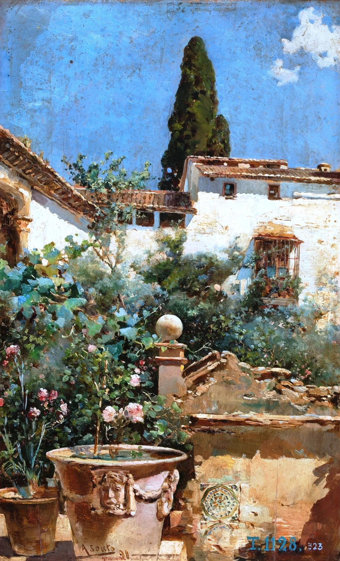 Paisaje de Granada, detail