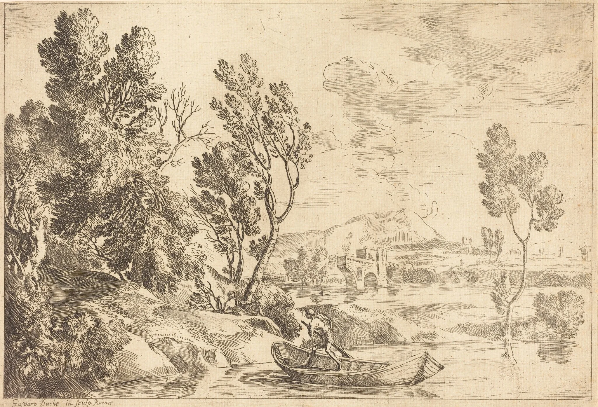 Roman Landscape, detail