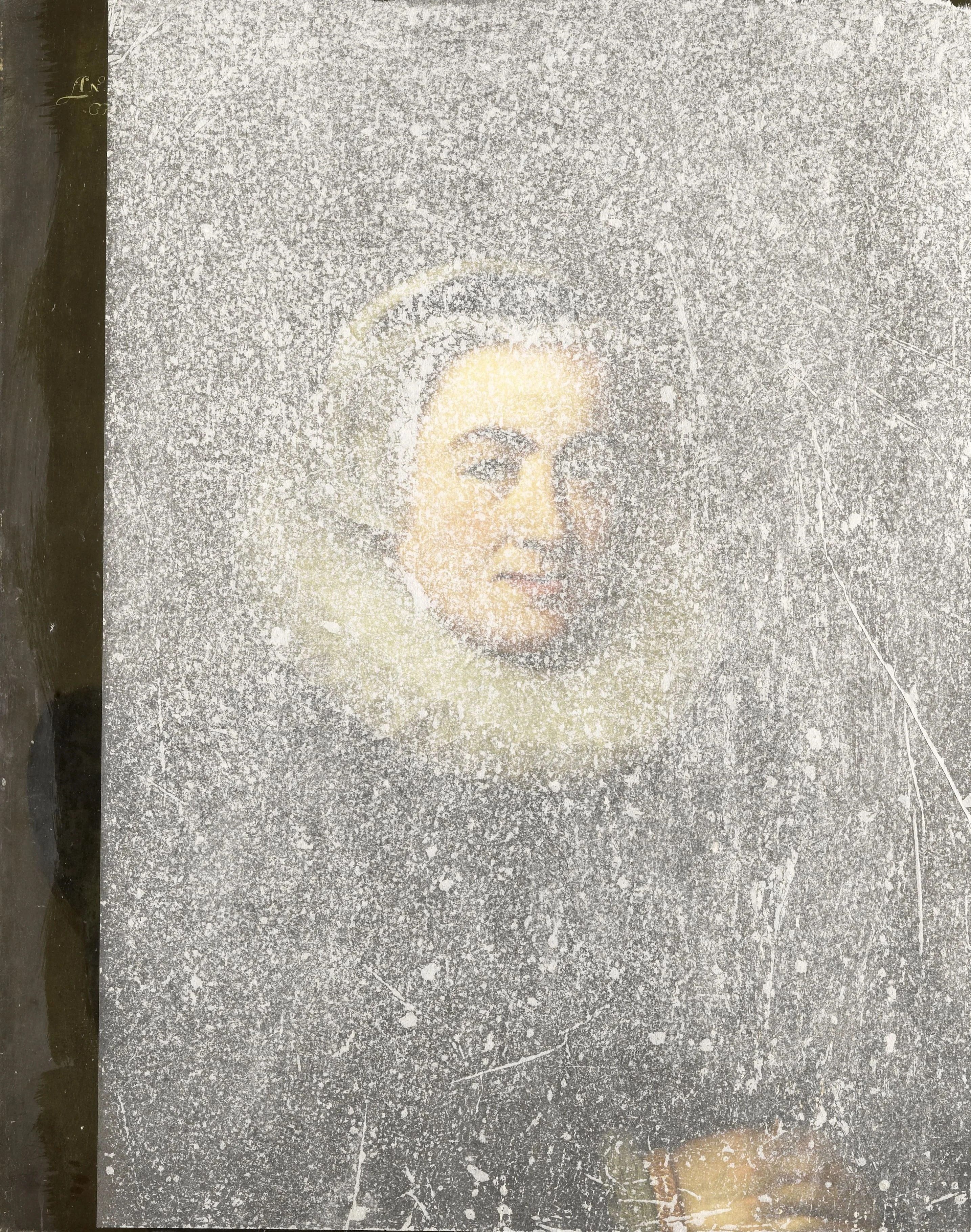 Portrait of Lucretia Pellicorne, Wife of Gualtero del Prado, detail