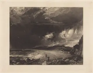Weymouth Bay, by David Lucas, ink, 1830