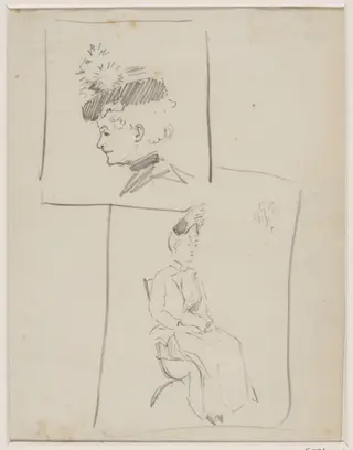 Untitled, by Whistler, 1834