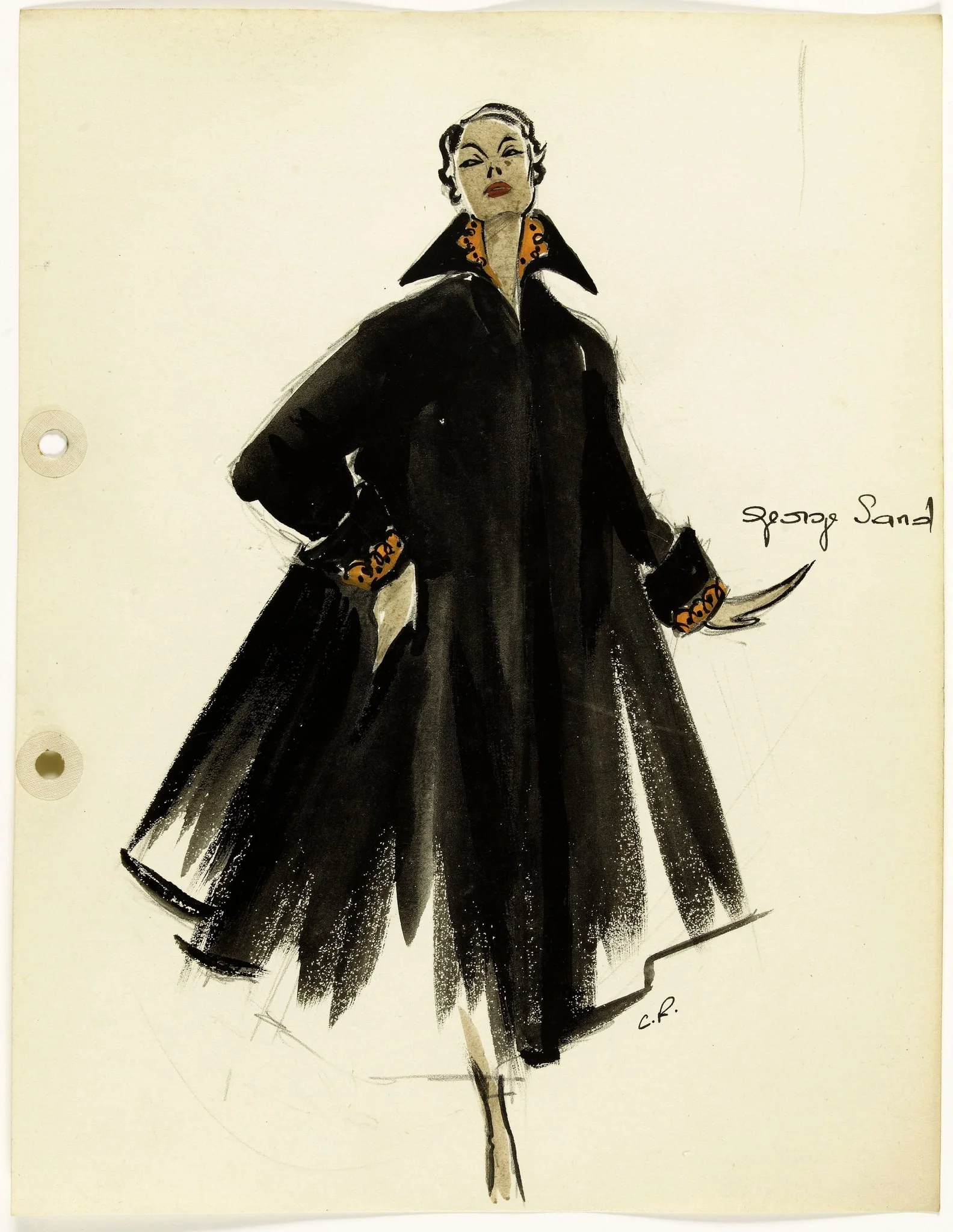 'George Sand', detail