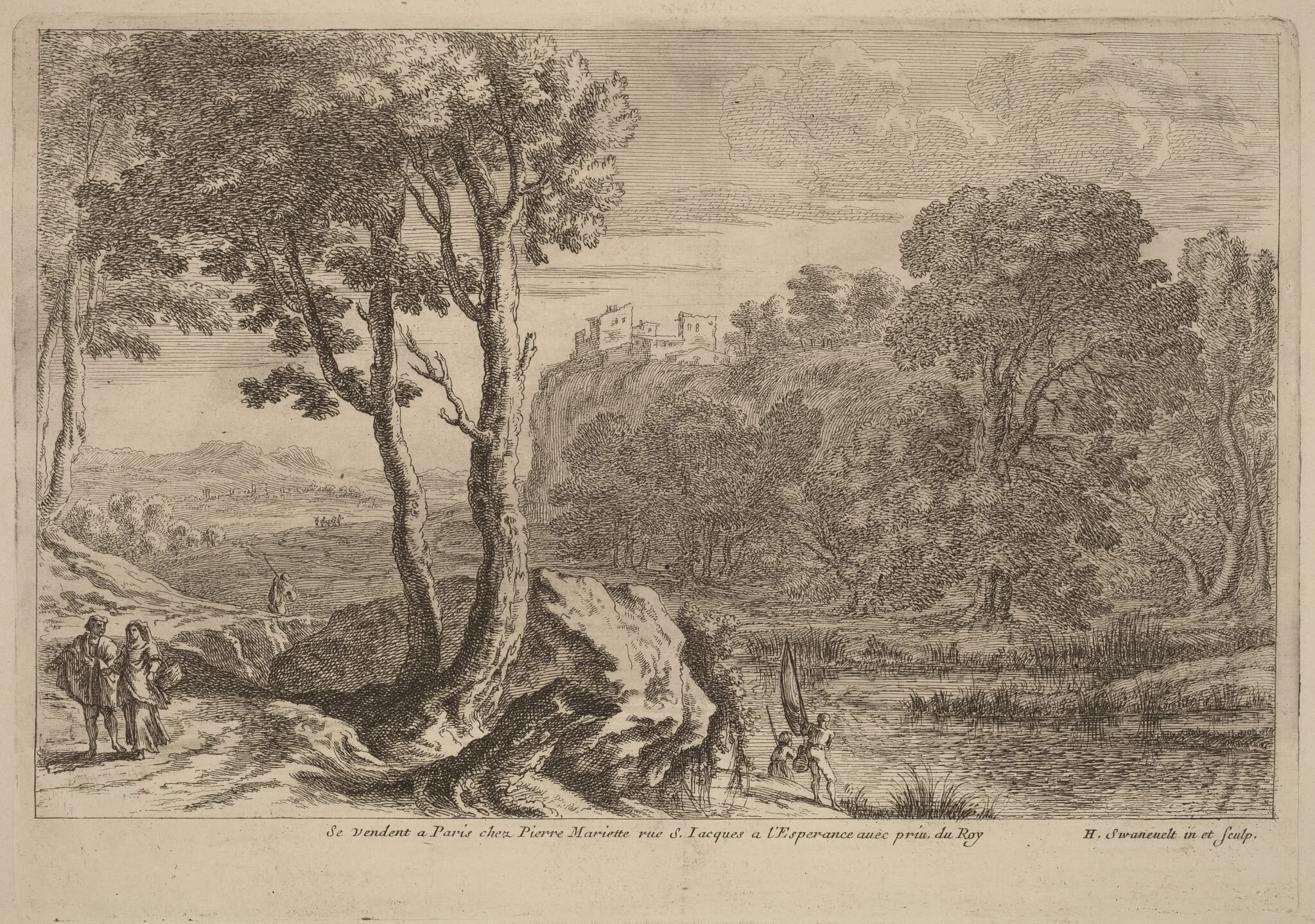 The Fishermen, detail